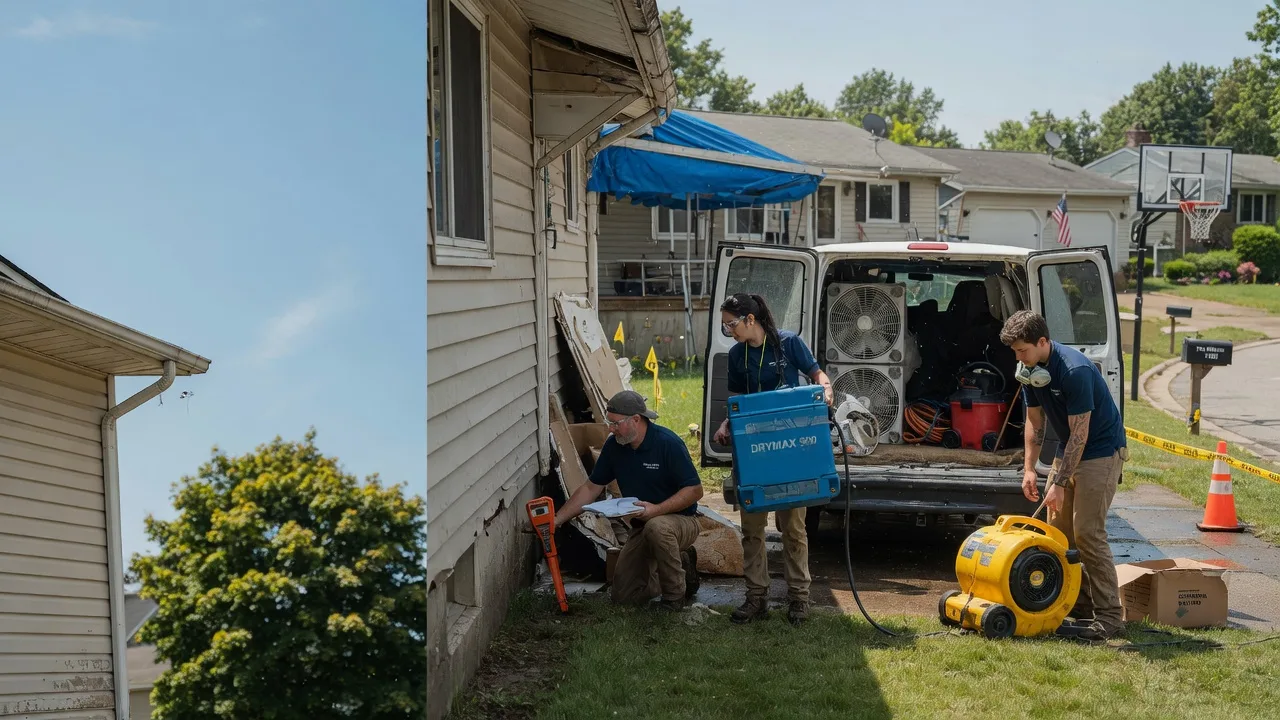 Ceiling Leak Cleanup in Linden, MI near me